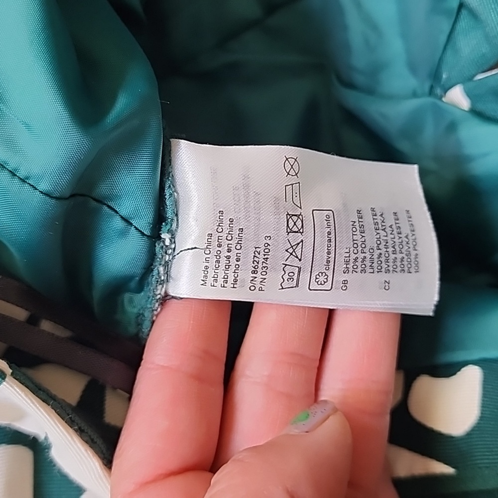 H&m conscious zip up plant print romper (tropical vibes) - Picture 5 of 5